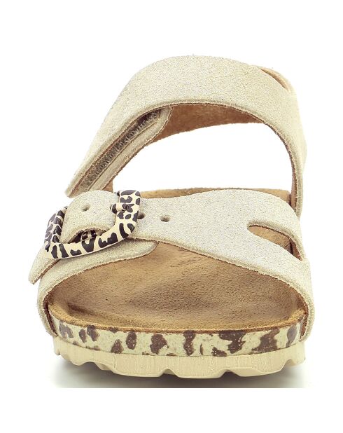Sandales Sunkro beige/léopard