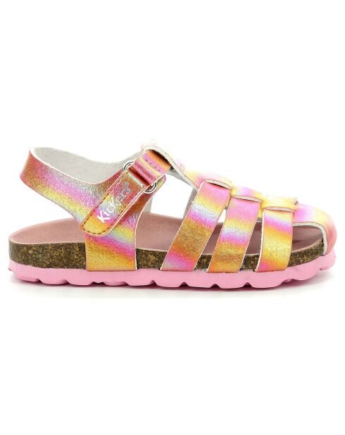 Sandales Summertan rose/rainbow