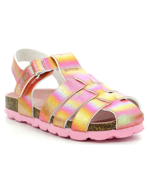 Sandales Summertan rose/rainbow