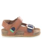 Sandales Fuxio camel/marine