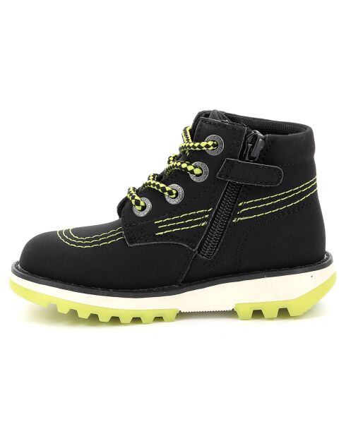 Bottillons Kickrally20 noir/jaune