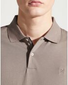 Polo en Jersey Regular Fit uni Smart taupe