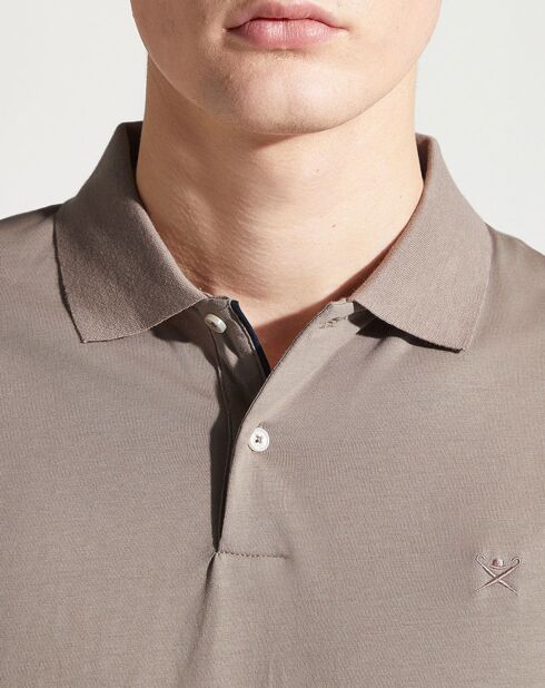 Polo en Jersey Regular Fit uni Smart taupe