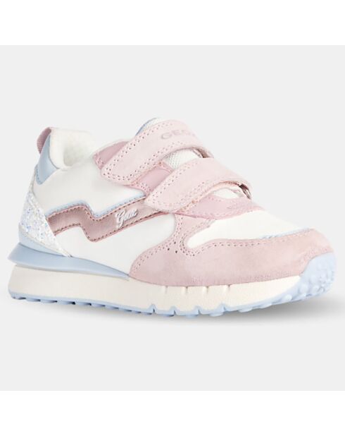 Baskets Fastics blanc/rose