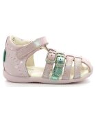 Sandales en Cuir Bigkro rose clair/plumetis