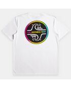 T-Shirt manches courtes logo rond blanc