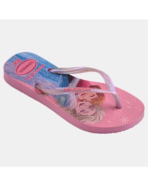 Tongs Slim Princess roses