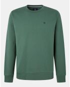 Sweat col rond vert clair