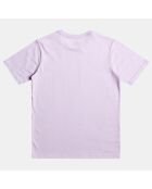 T-Shirt manches courtes quiksilver violet clair