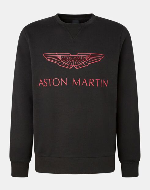 Sweat col rond Aston Martin Racing noir