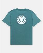 T-Shirt 100% Coton Bio Regular Fit Seal bleu vert