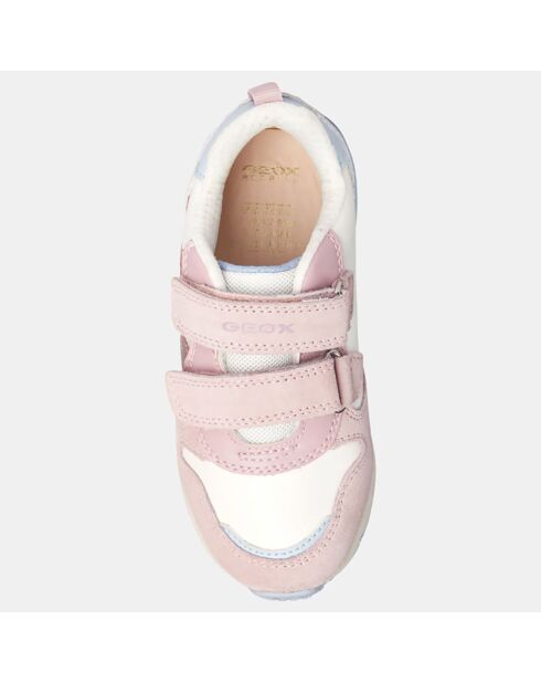 Baskets Fastics blanc/rose