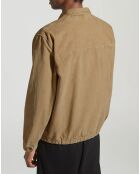 Blouson en Velours côtelé Parker beige foncé