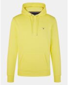 Sweat à capuche enfilable jaune vif