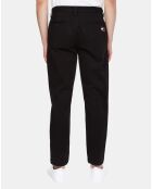Dad zwarte getailleerde chinobroek