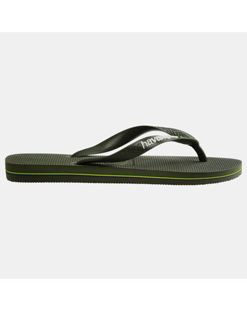 Tongs Brasil Logo kaki