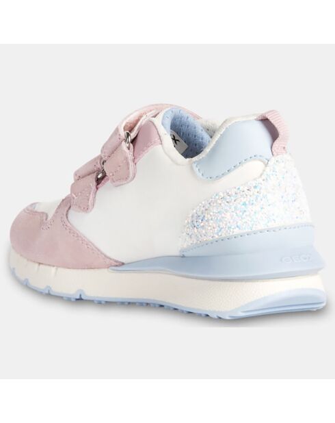 Baskets Fastics blanc/rose