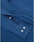 Chemise en Jean Slim Fit bleu moyen