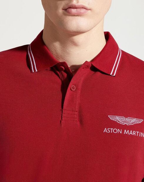 Polo Regular Fit uni Aston Martin Racing Logo rouge