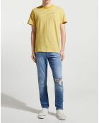 T-Shirt Classics rayé jaune/blanc