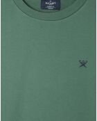 Sweat col rond vert clair