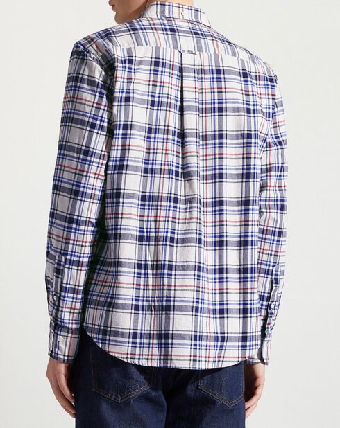 Chemise en Twill Regular Fit à carreaux multicolore