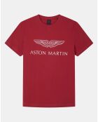 T-Shirt Regular Fit Aston Martin Racing rouge