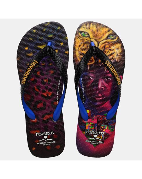 Tongs Gerando Falcoes multicolore/noir