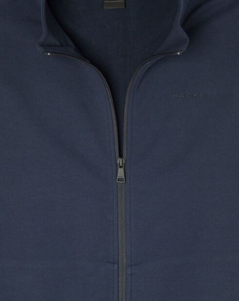 Sweat zip montant Sport bleu marine