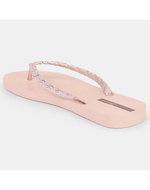 Exuberance roze teenslippers