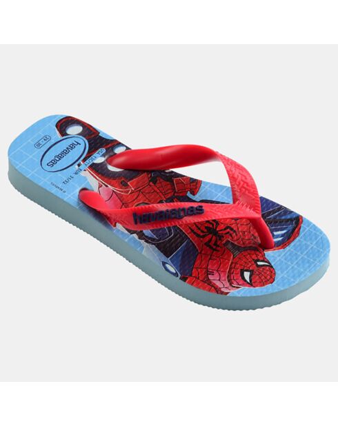 Tongs Top Marvel II bleu/rouge