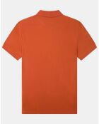 Polo en Jersey Regular Fit uni Smart orange moyen