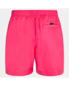 Short de Bain core logo tape-s rose