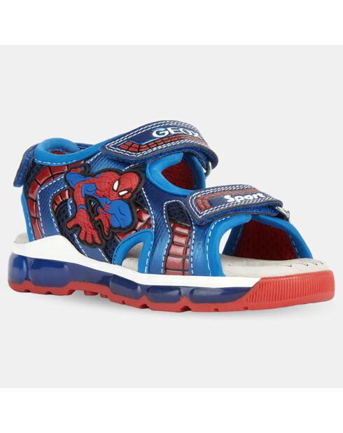 Sandales Android bleu/rouge