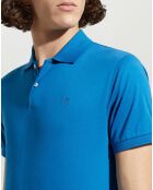 Polo en Jersey Regular Fit uni Smart bleu moyen