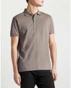 Polo en Jersey Regular Fit uni Smart taupe