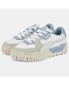 Baskets en Cuir Cali Dream blanc/bleu