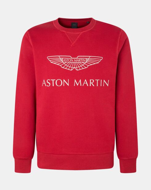 Sweat col rond Aston Martin Racing rouge