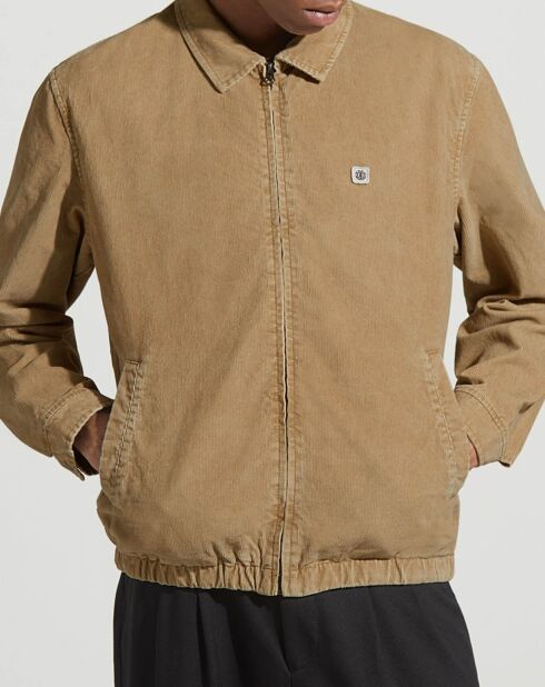 Blouson en Velours côtelé Parker beige foncé