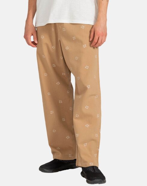 Pantalon Regular Fit Chillin Twill beige