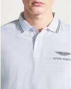 Polo Regular Fit uni Aston Martin Racing Logo blanc