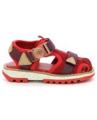 Sandales Kickclic rouge/marine