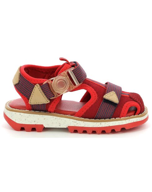 Sandales Kickclic rouge/marine