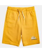 Short molleton logo jaune