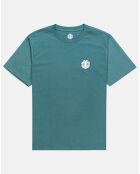 T-Shirt 100% Coton Bio Regular Fit Seal bleu vert