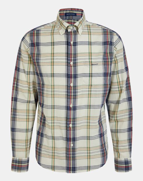 Chemise Regular Fit Nautik à carreaux multicolore