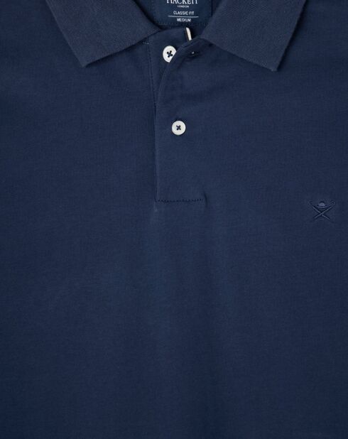 Polo en Jersey Regular Fit uni Smart bleu marine