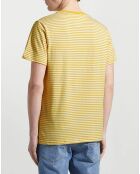 Classics Gelb/Weiß gestreiftes T-Shirt