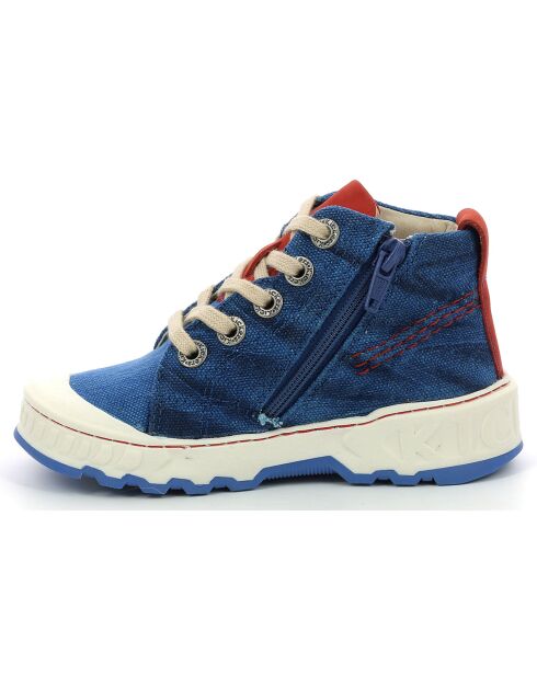 Baskets Kickrup bleu/rouge