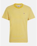 Classics Gelb/Weiß gestreiftes T-Shirt